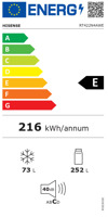 Ψυγείο Hisense RT422N4AWE Λευκό E Psugio Hisense RT422N4AWE Lefko E